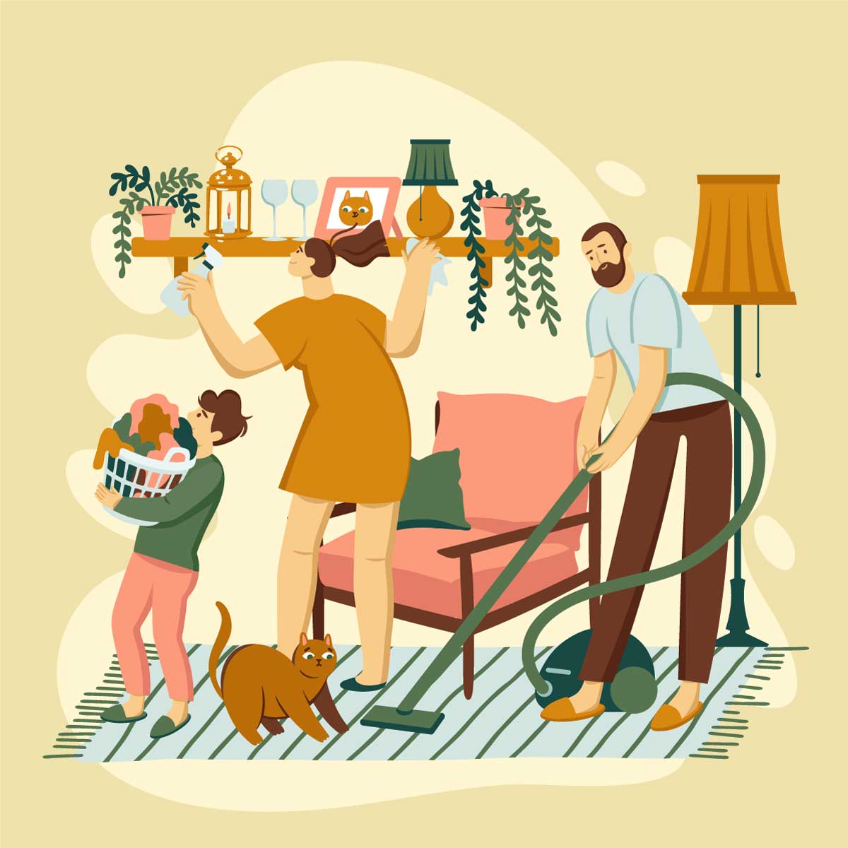 Cómo gestionar las tareas del hogar con niños