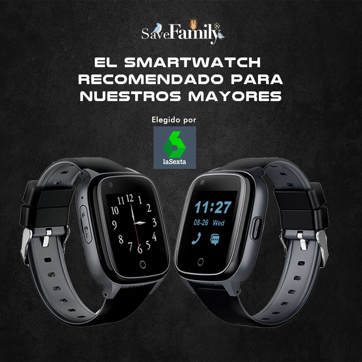 SaveFamily Senior seleccionado como uno de los smartwatches más recomendables para nuestros mayores