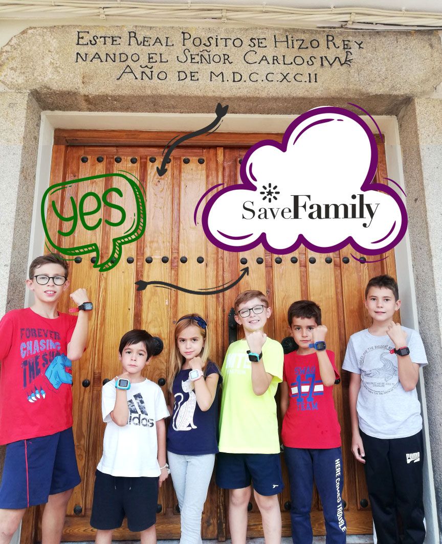 7 Relojes SaveFamily en un colegio de 22 niños