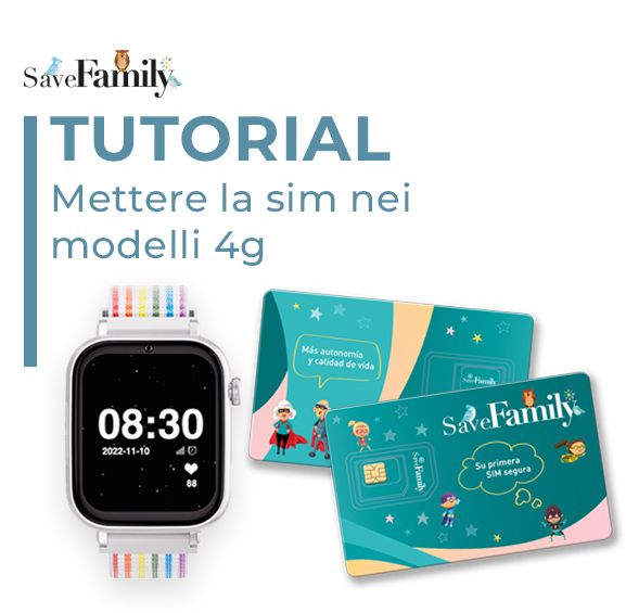 Inserite la scheda sim nello smartwatch 4G