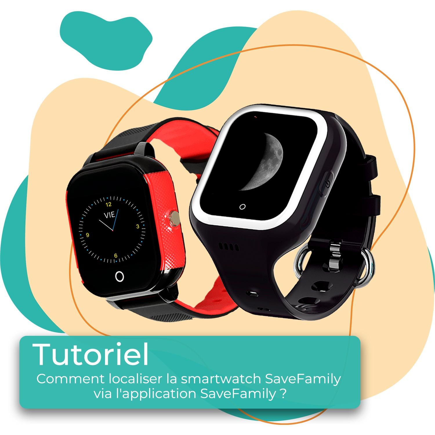 Comment localiser la smartwatch SaveFamily via l'application SaveFamily ?
