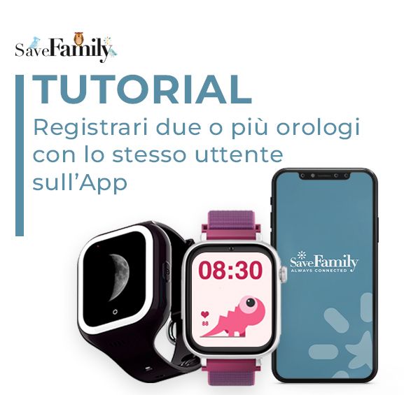 Registrari due o più orologi con lo stesso uttente sull'App