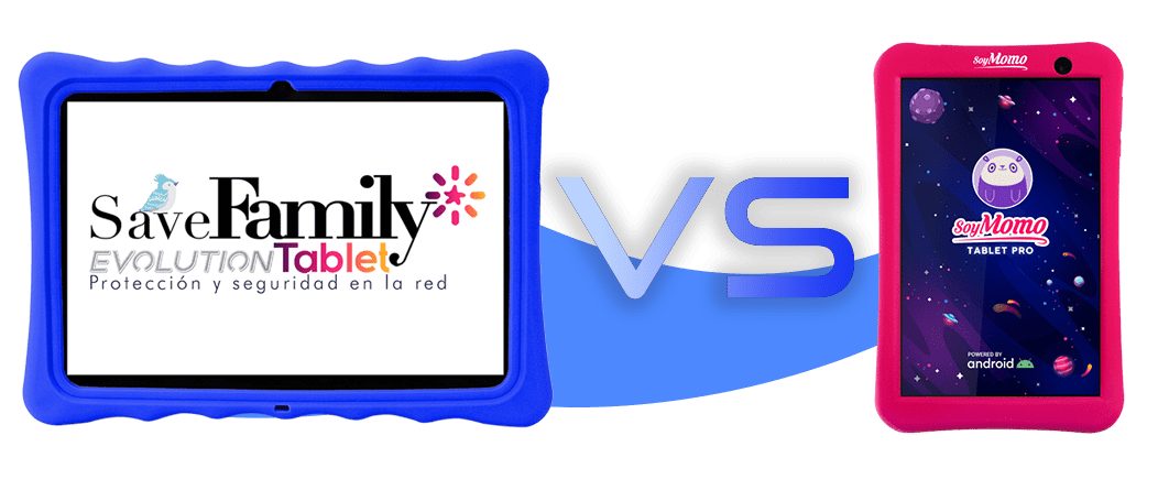 Tablet SaveFamily Evolutión 10" vs Tablet SoyMomo PRO 8"