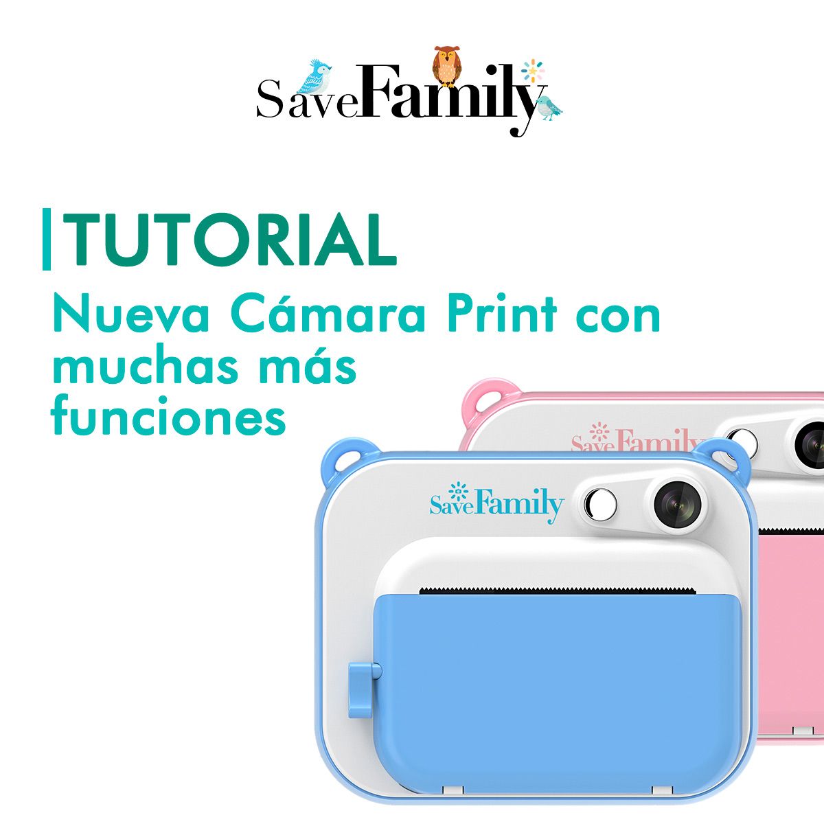 Nueva Cámara Print con muchas más funciones para que los peques saquen el máximo partido a su creatividad