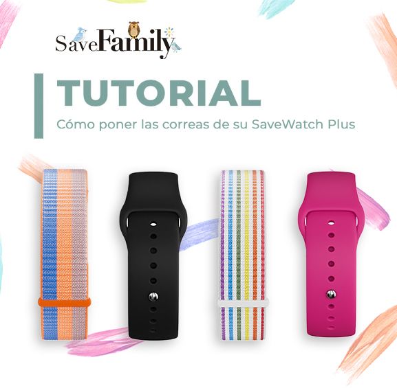 Cómo intercambiar las correas en el modelo SaveWatch+