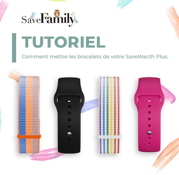 Comment échanger les bracelets sur le modèle SaveWatch+